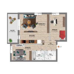 3 Camere Open Space 108 mp