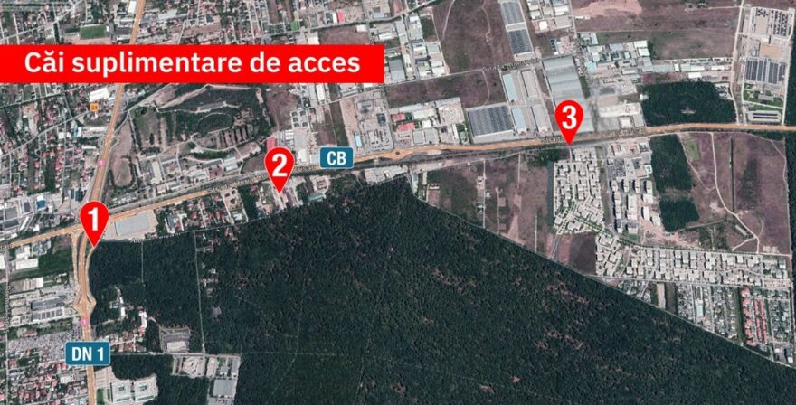 Trei căi de acces suplimentare către cartierul GREENFIELD Băneasa Trei căi de acces suplimentare către cartierul GREENFIELD Băneasa