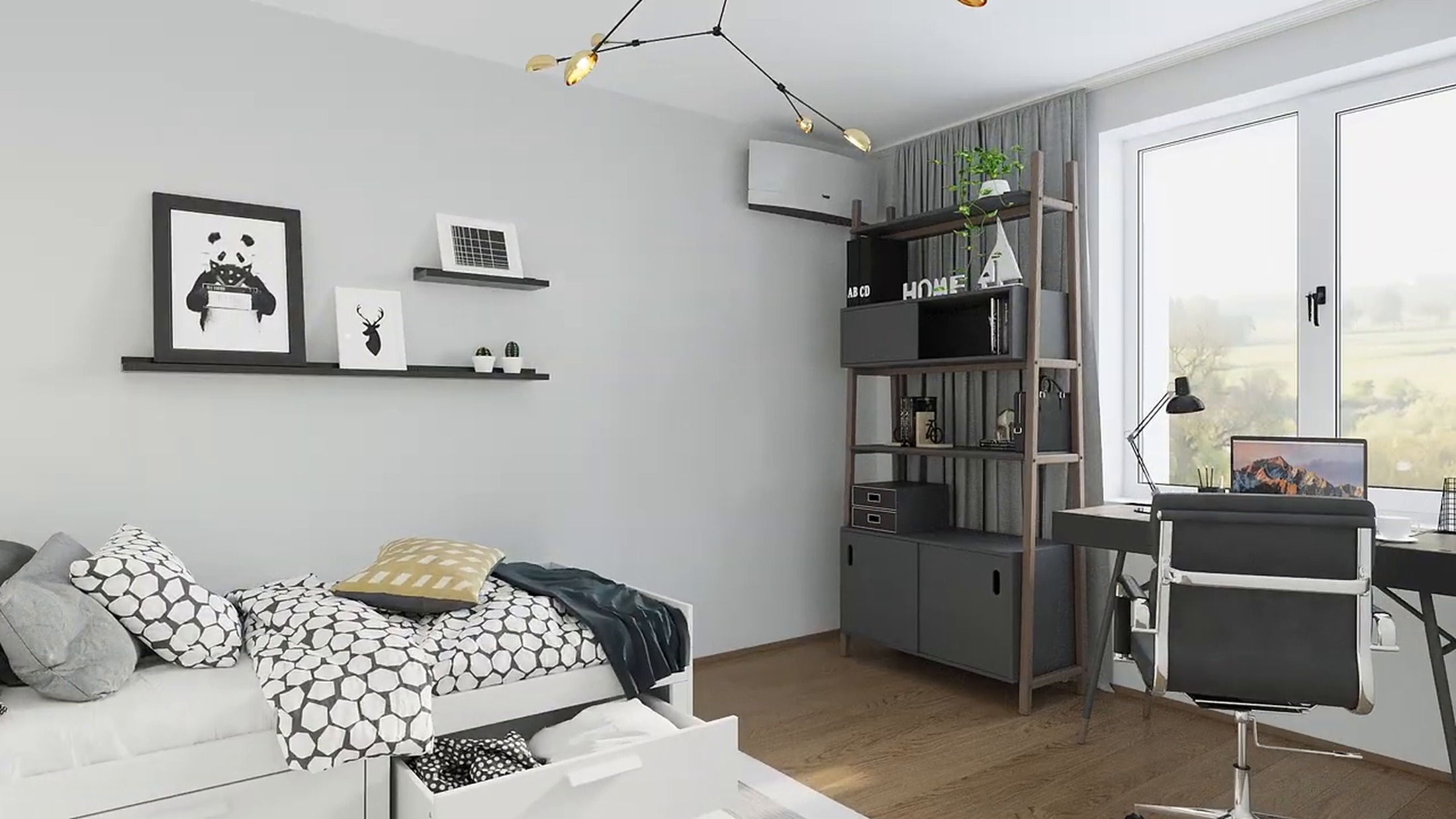 Greenfield Baneasa three-room apartment