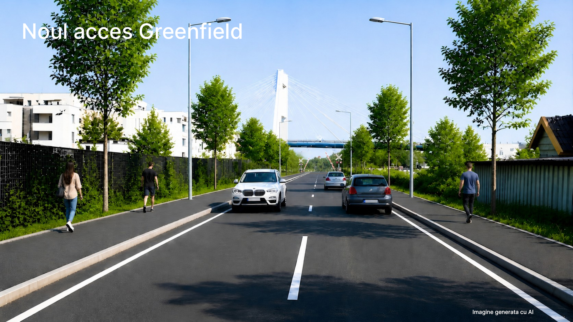 O nouă cale de acces în cartierul GREENFIELD Băneasa, în curs de autorizare