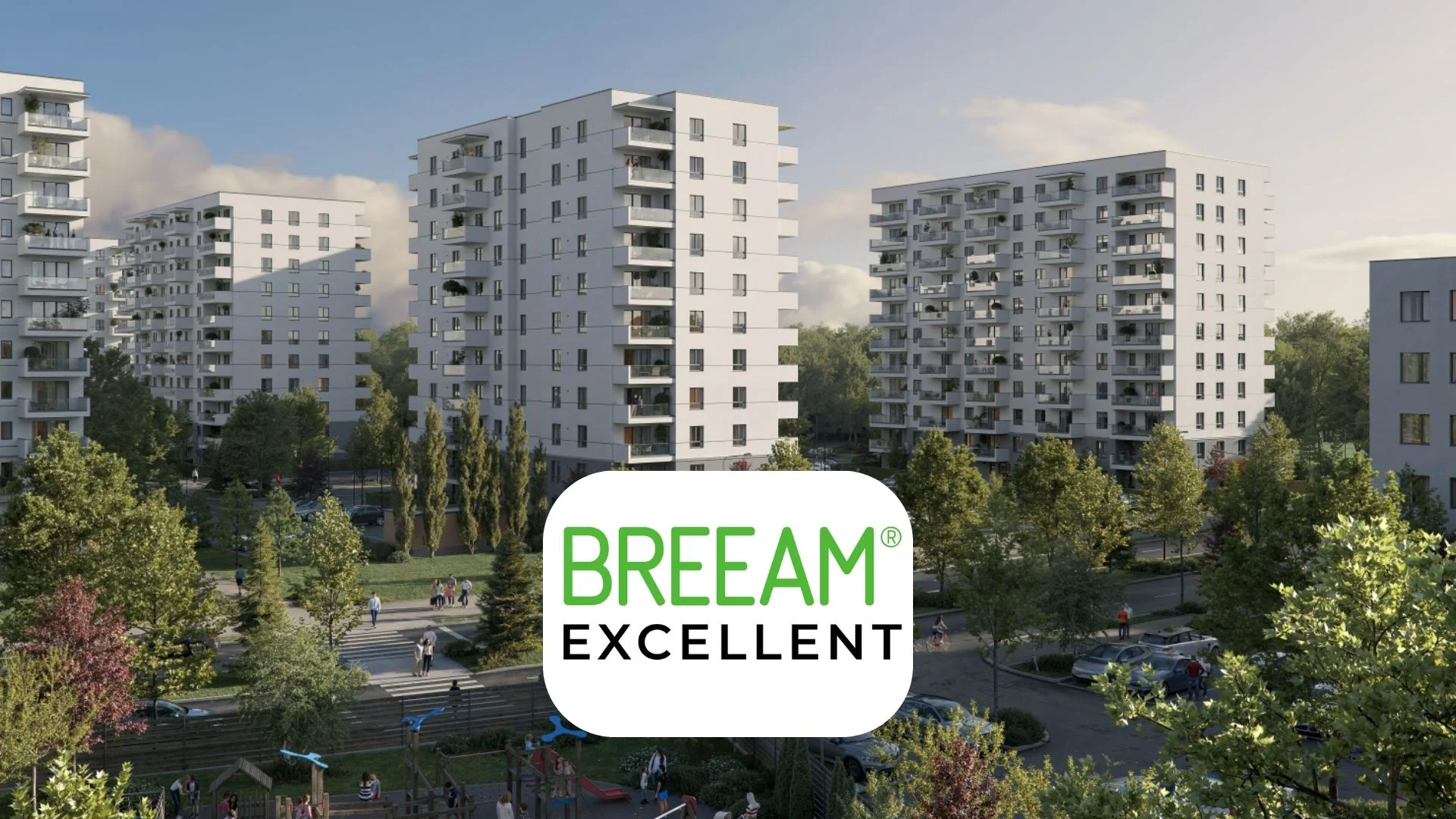 Greenfield Băneasa obține certificarea BREEAM Excellent, cu un scor de 75,6%